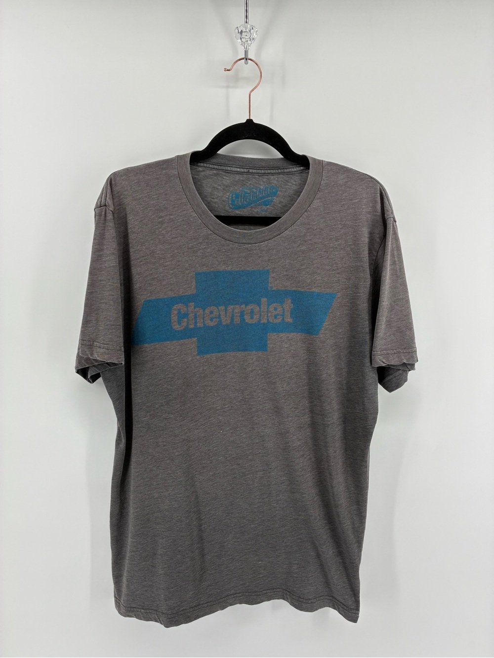 Chevrolet Old Navy Collectibles Men’s Gray Graphic Logo T‑Shirt